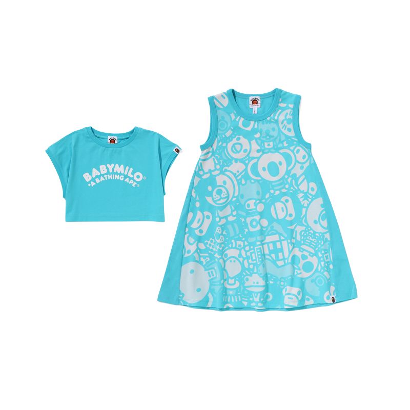 Детский комплект юбки и платья SS25 (2 предмета) для детей от 3 до 7 лет A Bathing Ape, синий blx
Детский комплект юбки и платья SS25 (2 предмета) для детей от 3 до 7 лет A Bathing Ape, синий blx