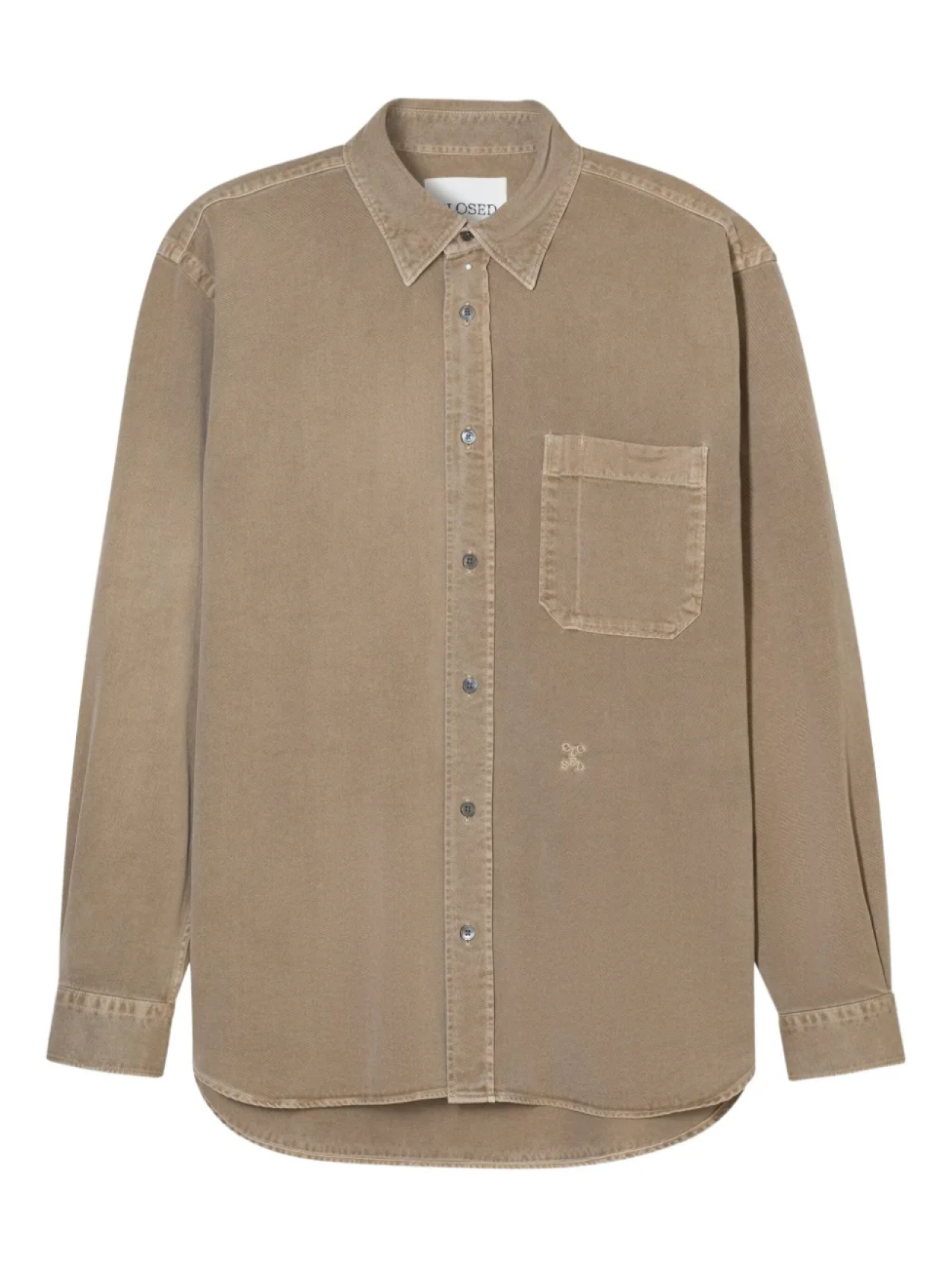 Рубашка с закрытым карманом Closed, коричневый
Рубашка с закрытым карманом Closed, коричневый