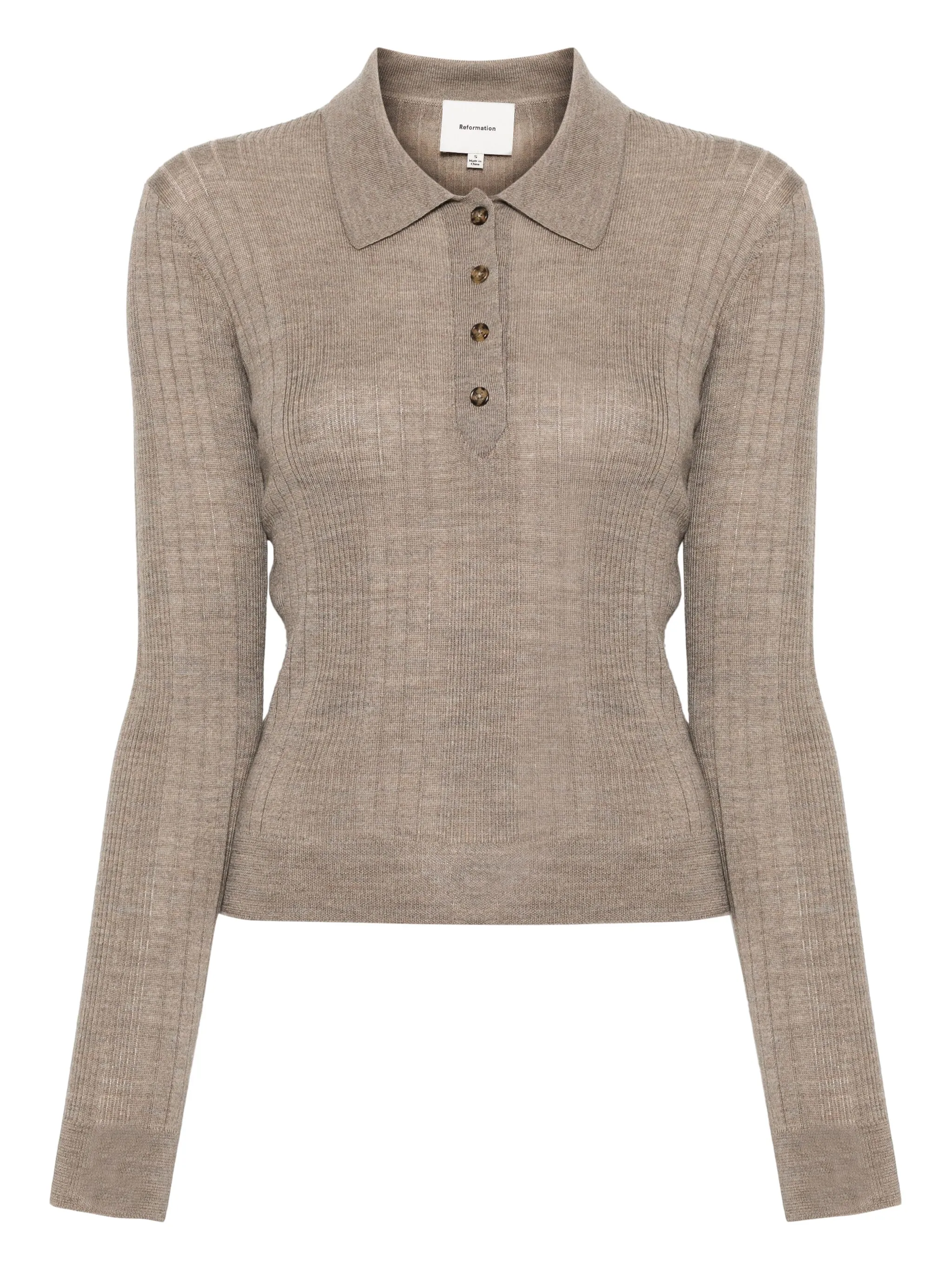 Рубашка поло Hermia Reformation, коричневый
Рубашка поло Hermia Reformation, коричневый