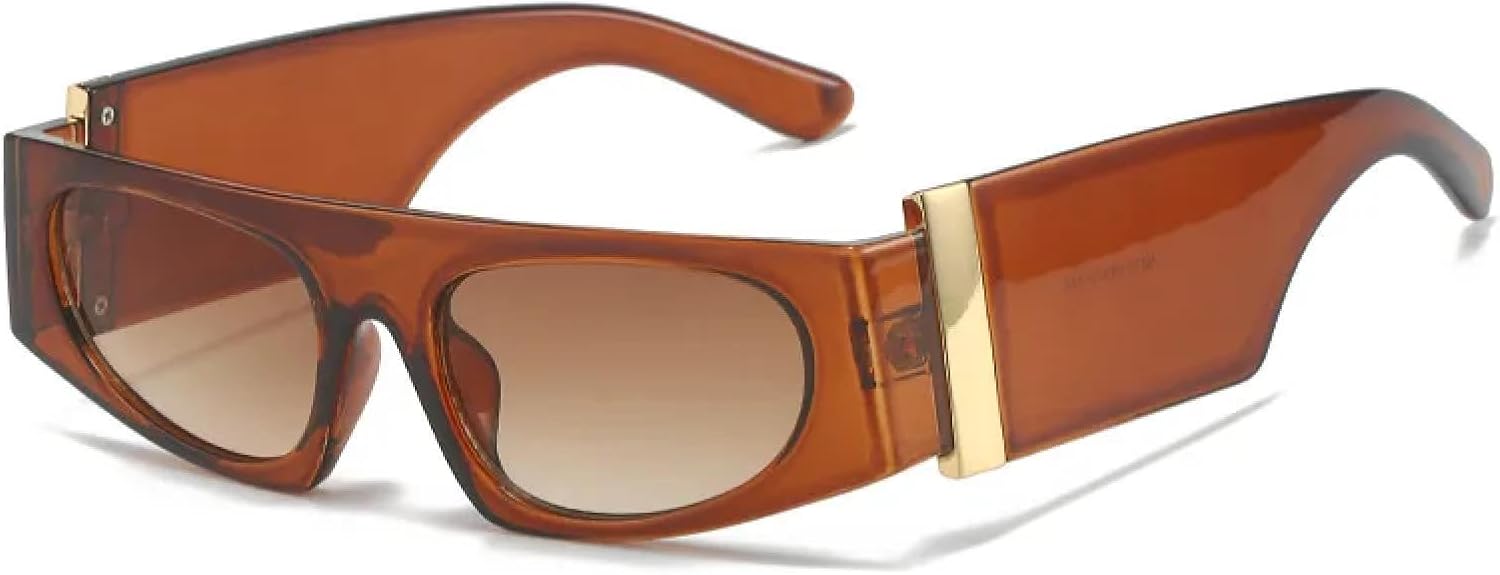 Роскошные солнцезащитные очки с широкими дужками для женщин и мужчин, винтажные, с плоской верхней частью, прямоугольные, с градиентным переходом, в стиле хип-хоп TVTBBVV, C5
Роскошные солнцезащитные очки с широкими дужками для женщин и мужчин, винтажные, с плоской верхней частью, прямоугольные, с градиентным переходом, в стиле хип-хоп TVTBBVV, C5