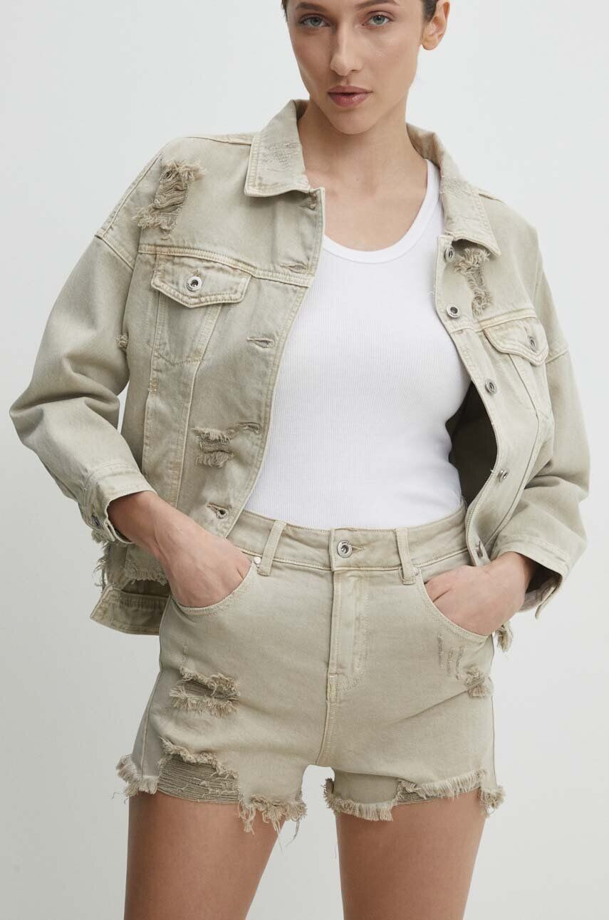 Джинсовые шорты Answear Lab, бежевый
Джинсовые шорты Answear Lab, бежевый