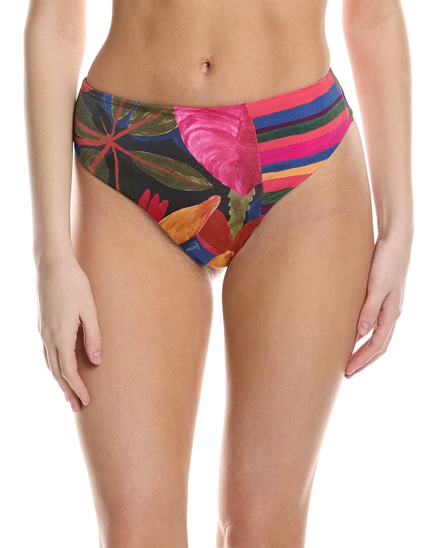 Плавки бикини с высокой талией FARM Rio Floral Tropical Colorful Stripes, розовый
Плавки бикини с высокой талией FARM Rio Floral Tropical Colorful Stripes, розовый