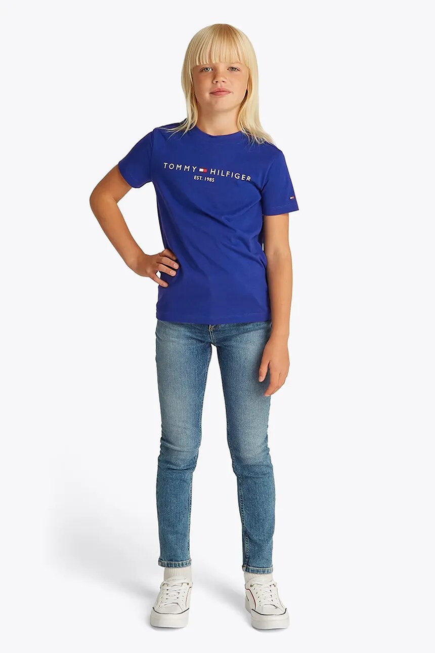 Детская хлопковая футболка Tommy Hilfiger, фиолетовый
Детская хлопковая футболка Tommy Hilfiger, фиолетовый