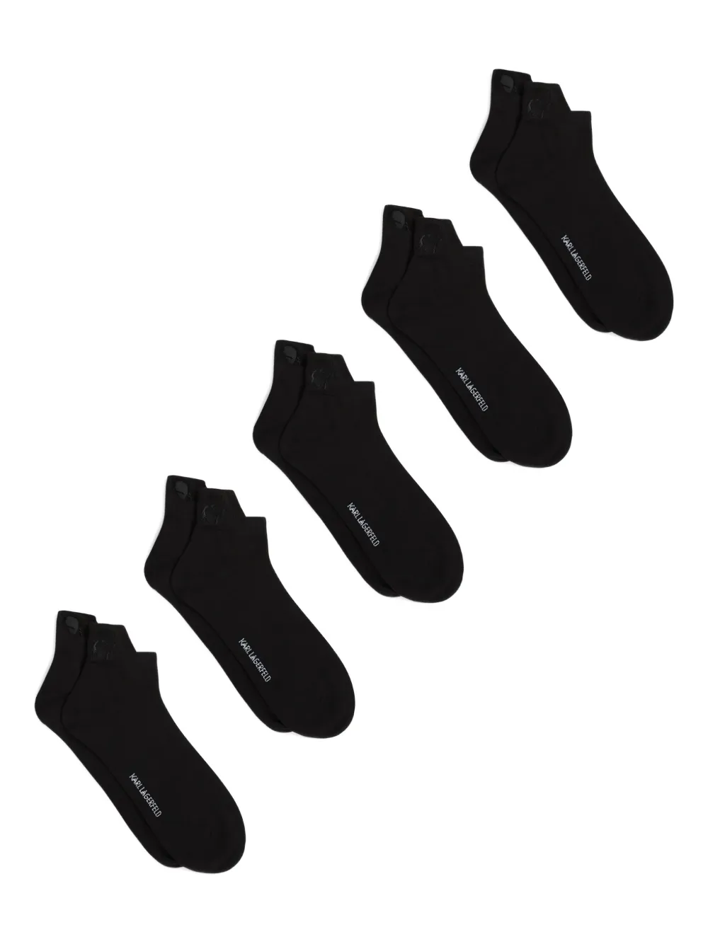 Комплект Kameo из пяти пар носков с логотипом KARL LAGERFELD, черный
Комплект Kameo из пяти пар носков с логотипом KARL LAGERFELD, черный
