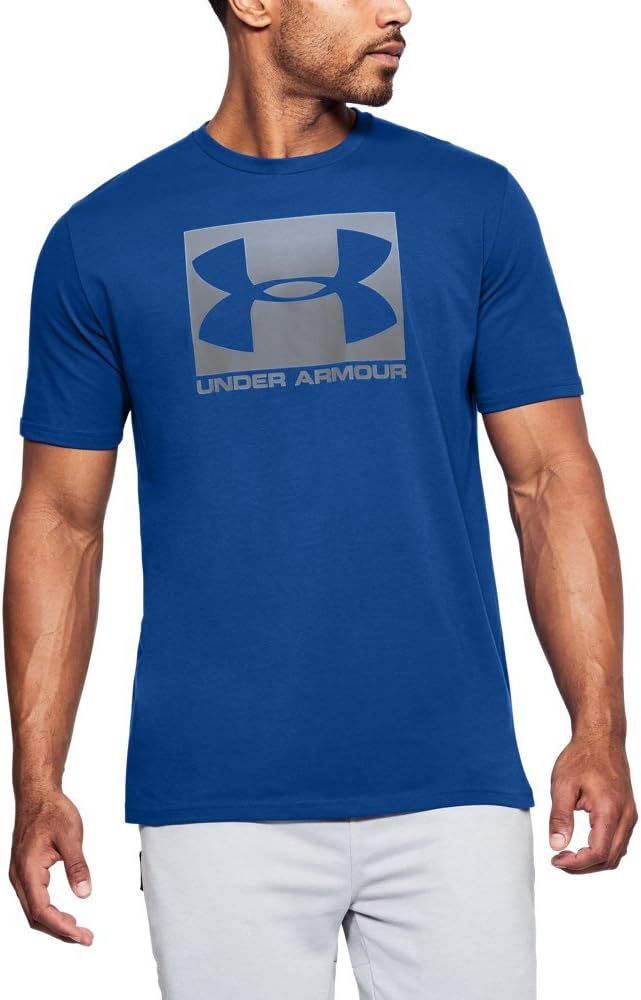 Мужская спортивная футболка Under Armour Boxed, Royal/ Elemental/ Stealth Gray
Мужская спортивная футболка Under Armour Boxed, Royal/ Elemental/ Stealth Gray
