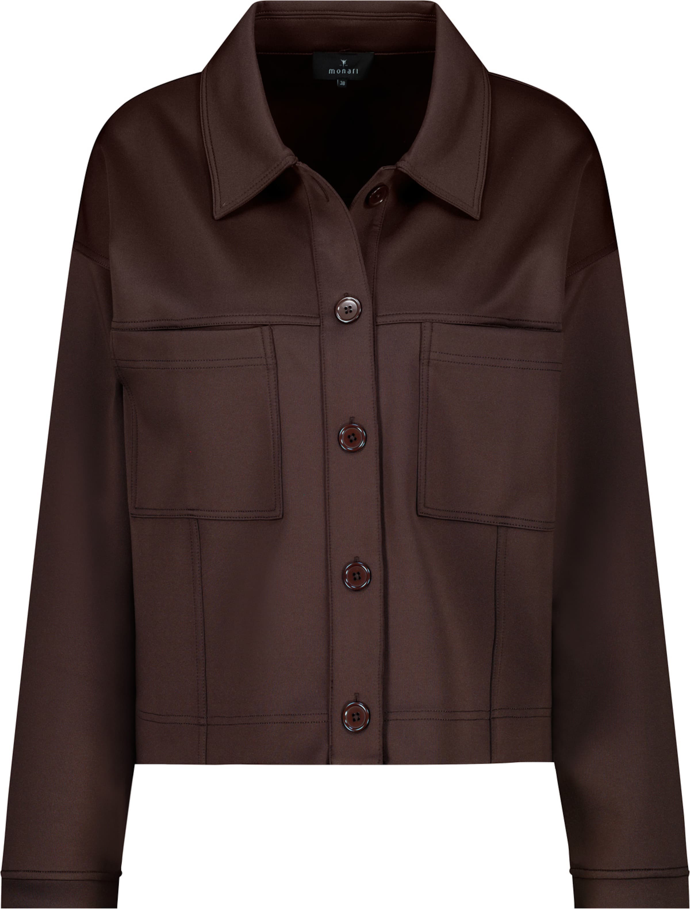 Monari Худи на молнии в коричневом цвете
Monari Худи на молнии в коричневом цвете