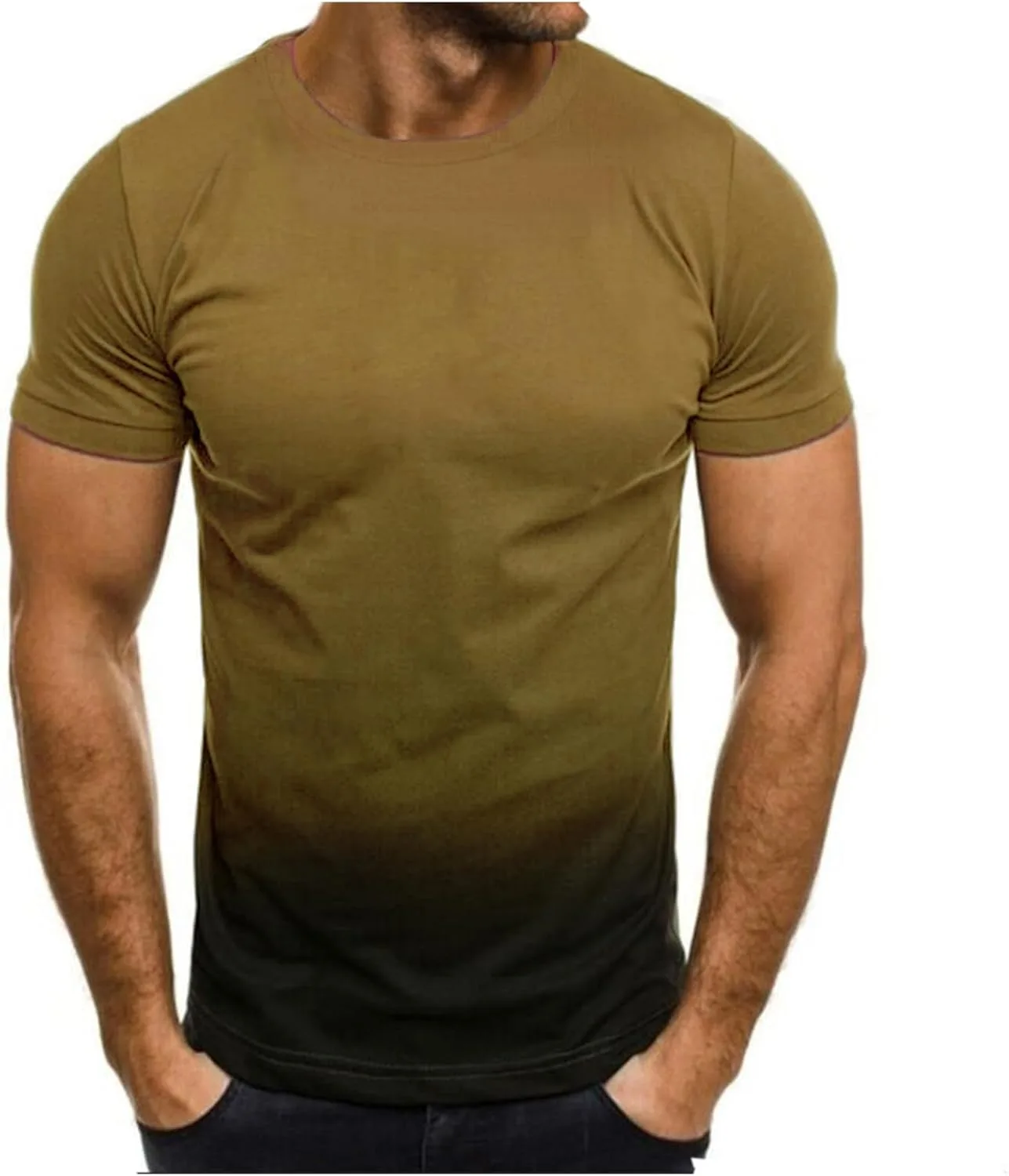 Футболка Men Crewneck T Shirt, Casual Fitted Stretch, Gradient Color Akklian
Футболка Men Crewneck T Shirt, Casual Fitted Stretch, Gradient Color Akklian