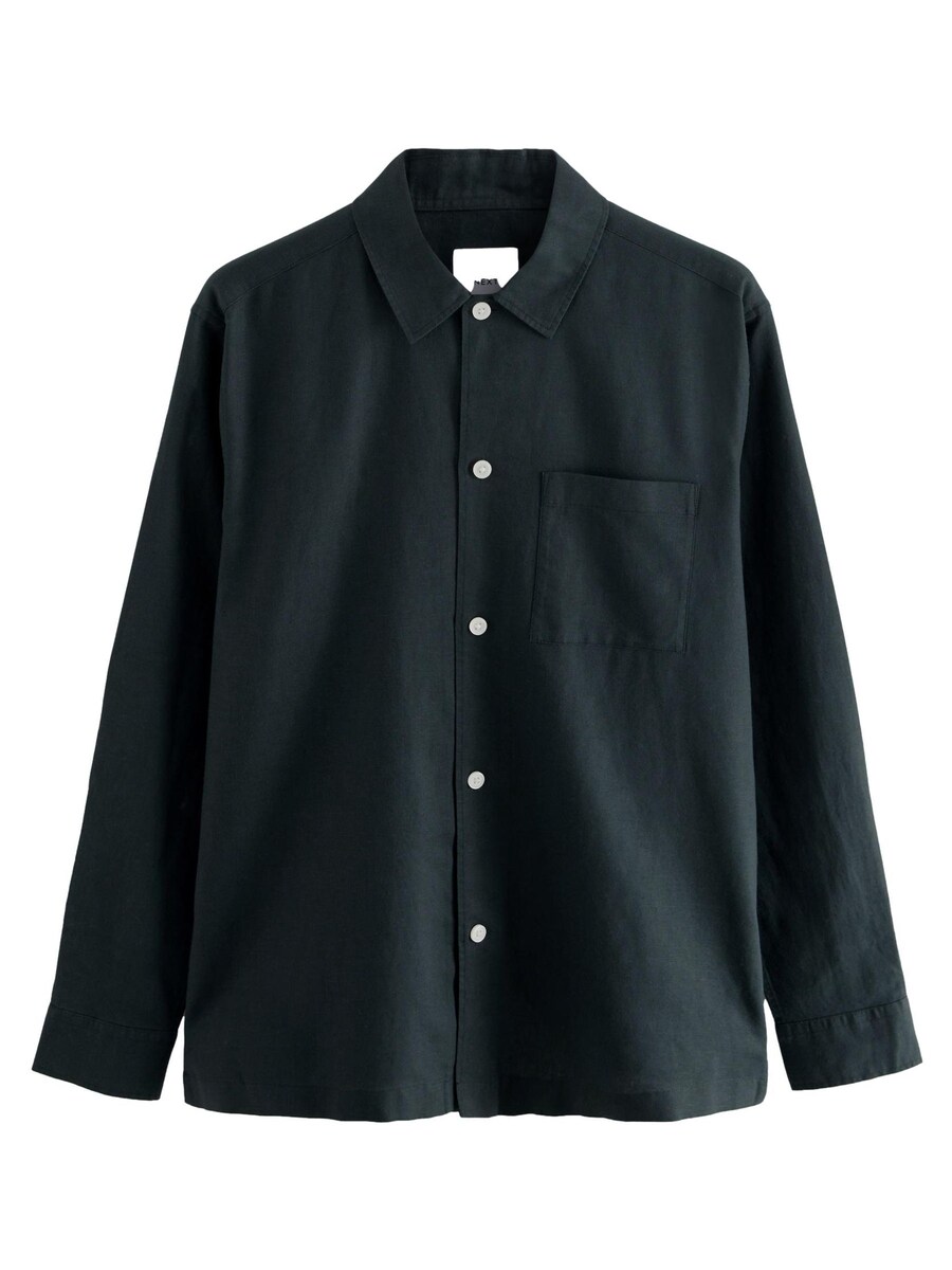 Рубашка на пуговицах классического кроя Next, черный
Рубашка на пуговицах классического кроя Next, черный