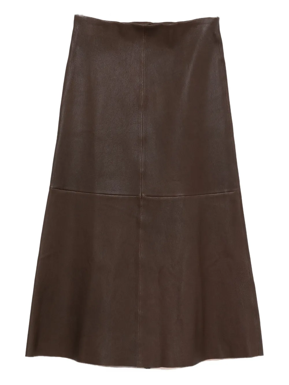 Кожаная юбка А-силуэта BY MALENE BIRGER, коричневый
Кожаная юбка А-силуэта BY MALENE BIRGER, коричневый