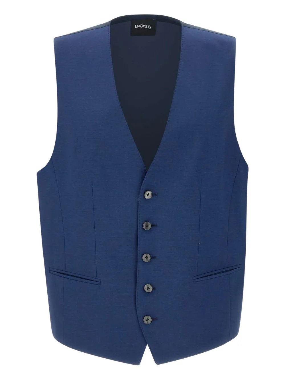 Жилет с пятью пуговицами BOSS, синий
Жилет с пятью пуговицами BOSS, синий