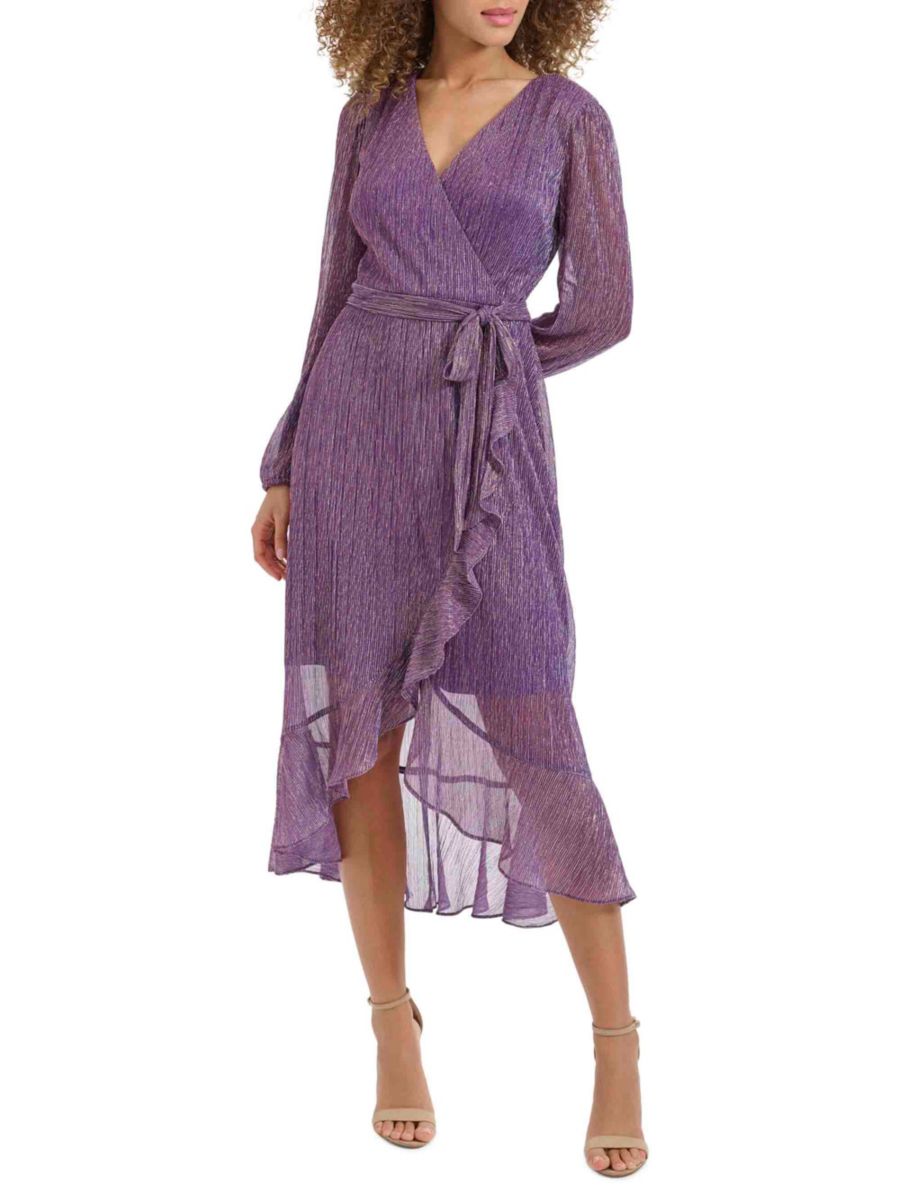 Платье миди с поясом и жатым металликом Kensie, цвет Iris
Платье миди с поясом и жатым металликом Kensie, цвет Iris