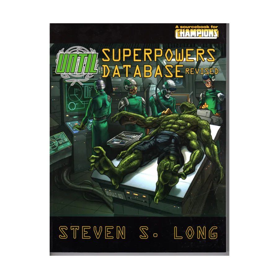 UNTIL - Superpowers Database (Revised Edition), Champions (5th Edition), мягкая обложка
UNTIL - Superpowers Database (Revised Edition), Champions (5th Edition), мягкая обложка