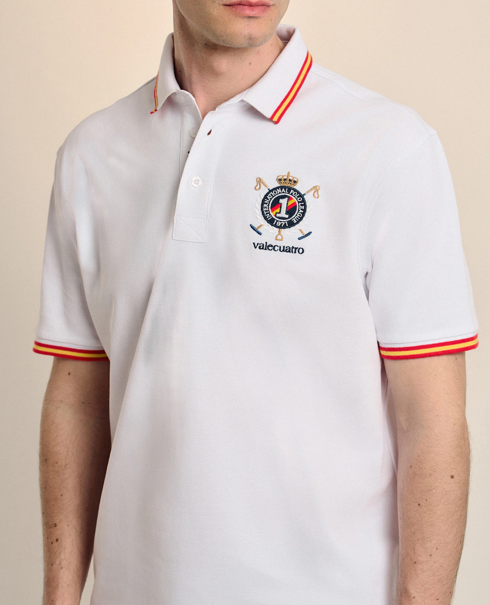 Классическая мужская поло из пике с коротким рукавом Valecuatro, белый
Классическая мужская поло из пике с коротким рукавом Valecuatro, белый