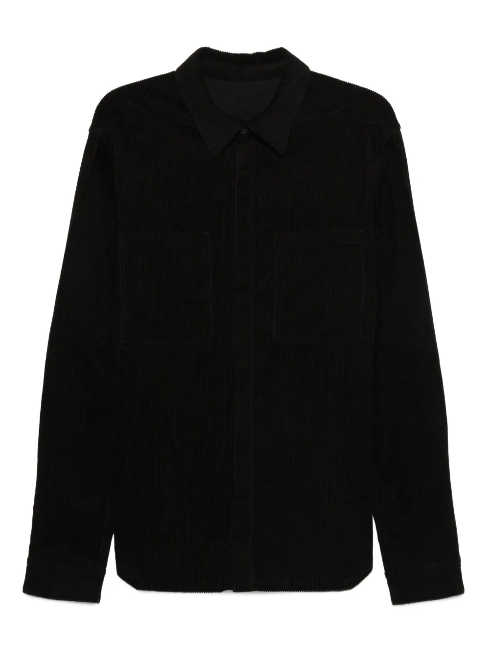 Вельветовая рубашка Rick Owens, черный
Вельветовая рубашка Rick Owens, черный