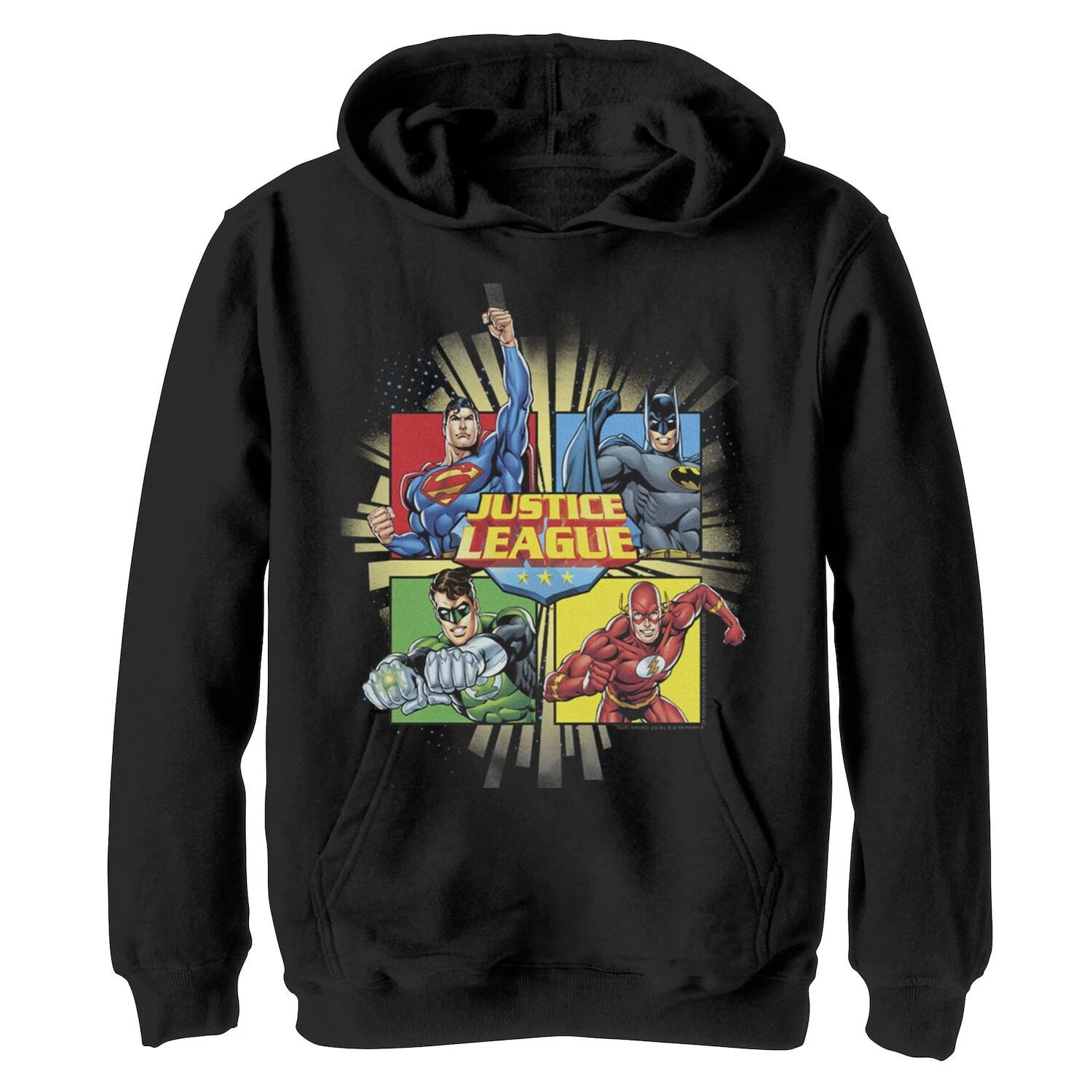 Флисовая толстовка с блестящими портретными вставками и графическим рисунком «Лига справедливости» для мальчиков 8–20 лет Licensed Character
Флисовая толстовка с блестящими портретными вставками и графическим рисунком «Лига справедливости» для мальчиков 8–20 лет Licensed Character