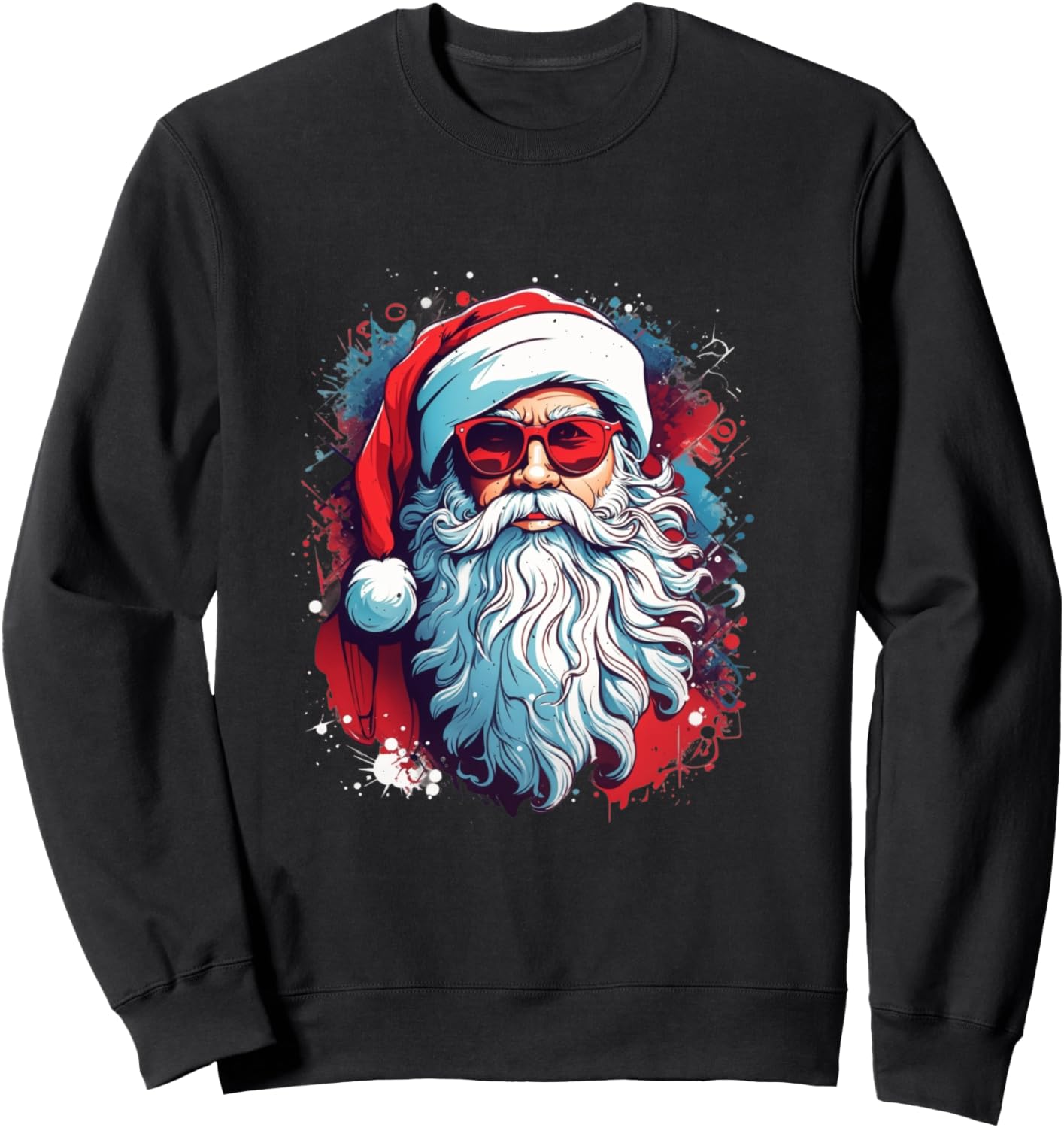Стильная толстовка с изображением Санты, солнцезащитных очков и бороды Enjoy Christmas To The Fullest, черный
Стильная толстовка с изображением Санты, солнцезащитных очков и бороды Enjoy Christmas To The Fullest, черный
