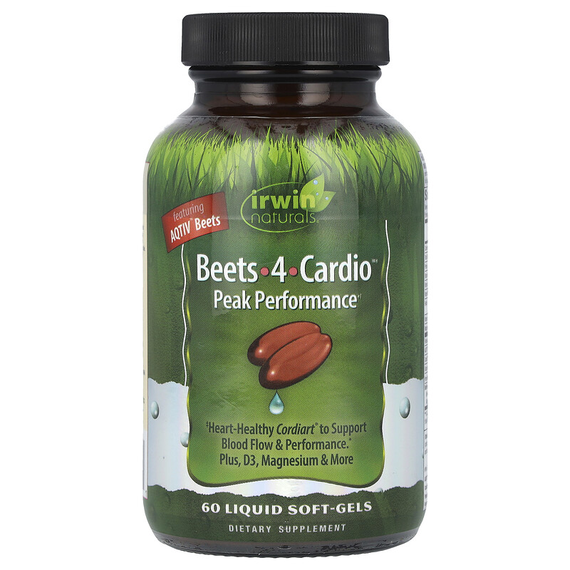 Irwin Naturals, Beets-4-Cardio, 60 Liquid Soft-Gels
Irwin Naturals, Beets-4-Cardio, 60 Liquid Soft-Gels