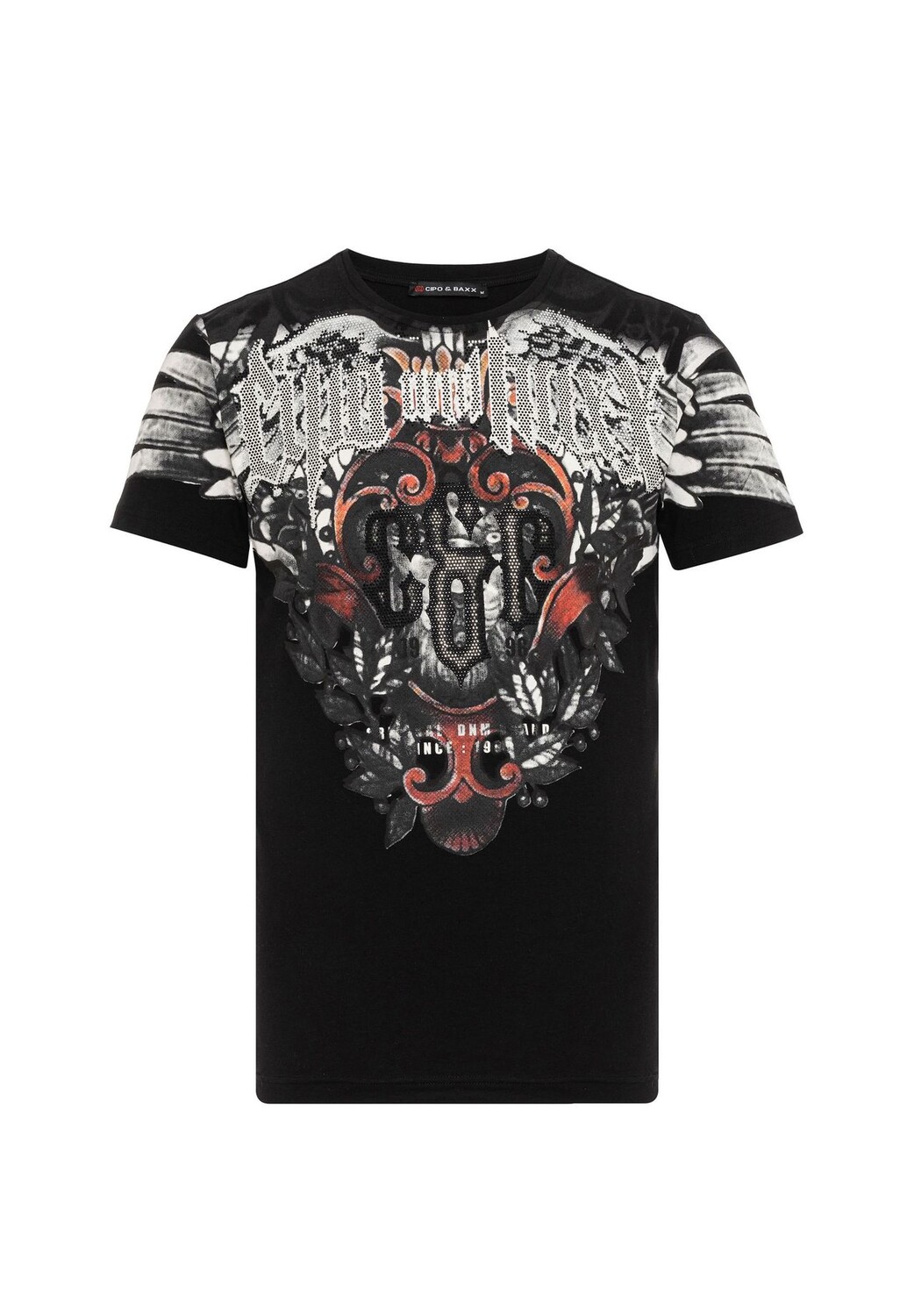 Футболка в стиле рок CIPO & BAXX, черный
Футболка в стиле рок CIPO & BAXX, черный