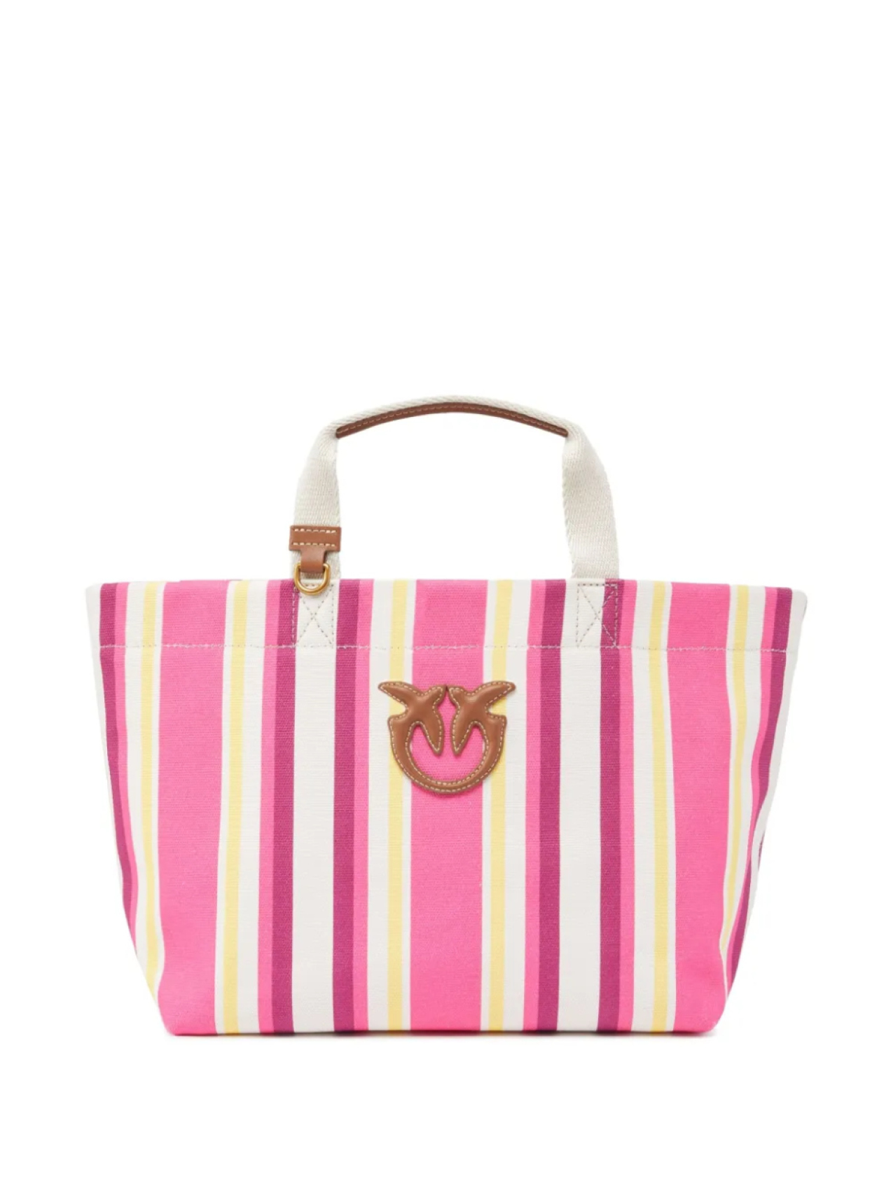 PINKO сумка-тоут в полоску, розовый 
PINKO сумка-тоут в полоску, розовый