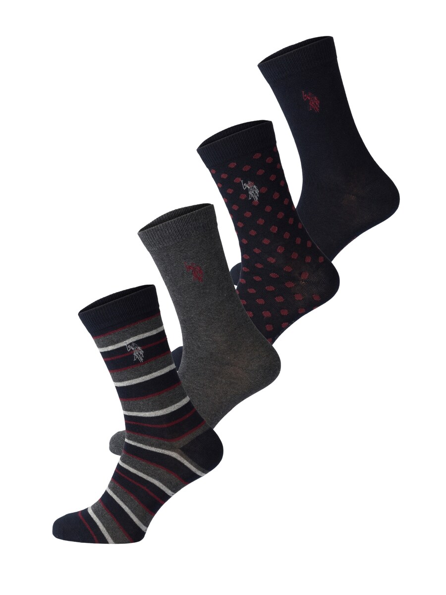 Носки U.S. POLO ASSN. Bedford, темно-серый/черный
Носки U.S. POLO ASSN. Bedford, темно-серый/черный