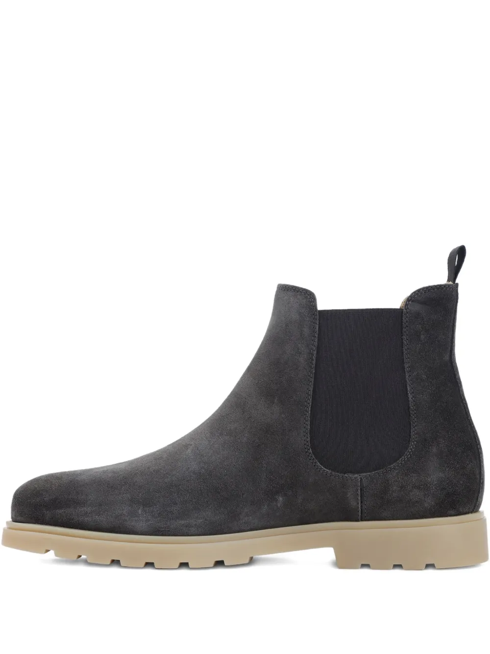 Замшевые ботинки с эластичными вставками Kiton, коричневый
Замшевые ботинки с эластичными вставками Kiton, коричневый