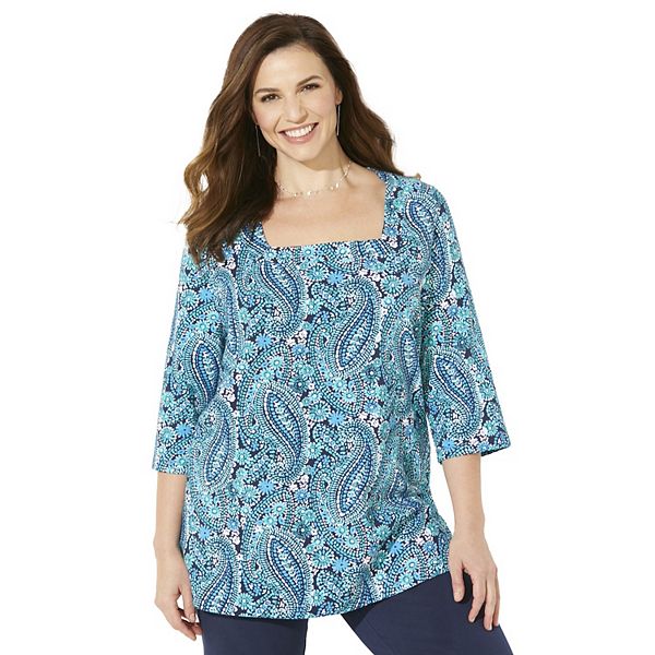 Женская футболка plus size petite с квадратным вырезом и ультрамягкой тканью Catherines, Navy Watercolor, Синий, Женская футболка plus size petite с квадратным вырезом и ультрамягкой тканью Catherines, Navy Watercolor
Женская футболка plus size petite с квадратным вырезом и ультрамягкой тканью Catherines, Navy Watercolor, Синий, Женская футболка plus size petite с квадратным вырезом и ультрамягкой тканью Catherines, Navy Watercolor