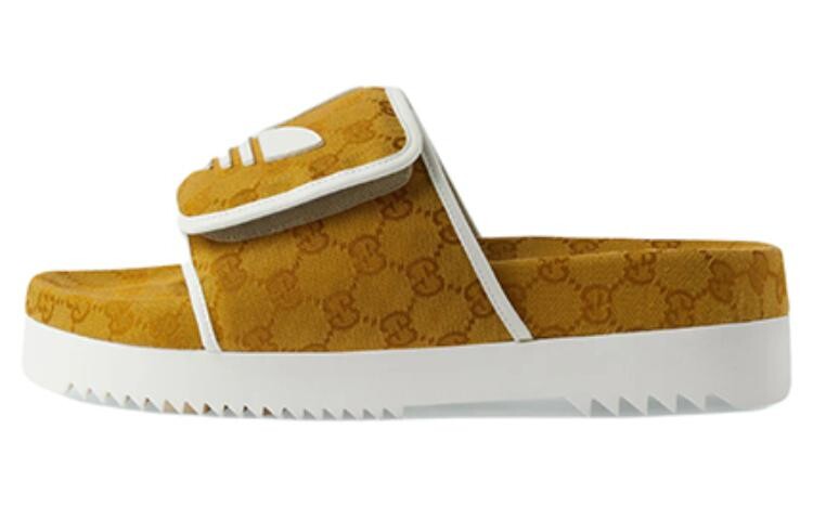 Шлепанцы мужские Gucci x Adidas, коричневый
Шлепанцы мужские Gucci x Adidas, коричневый