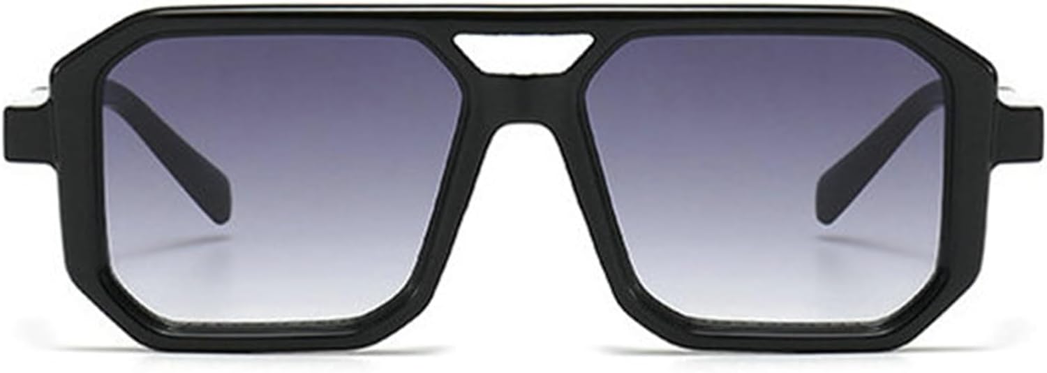 Солнцезащитные очки Willochra Double Bridges Square для женщин, модные градиентные очки UV400, ретро-многоугольные солнцезащитные очки для мужчин в стиле панк F27, Black Gray
Солнцезащитные очки Willochra Double Bridges Square для женщин, модные градиентные очки UV400, ретро-многоугольные солнцезащитные очки для мужчин в стиле панк F27, Black Gray