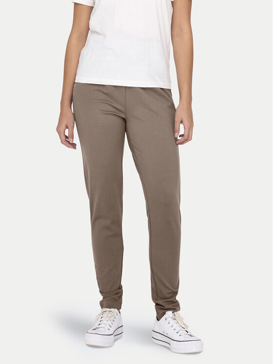 Тканевые брюки стандартного кроя Only, коричневый
Тканевые брюки стандартного кроя Only, коричневый