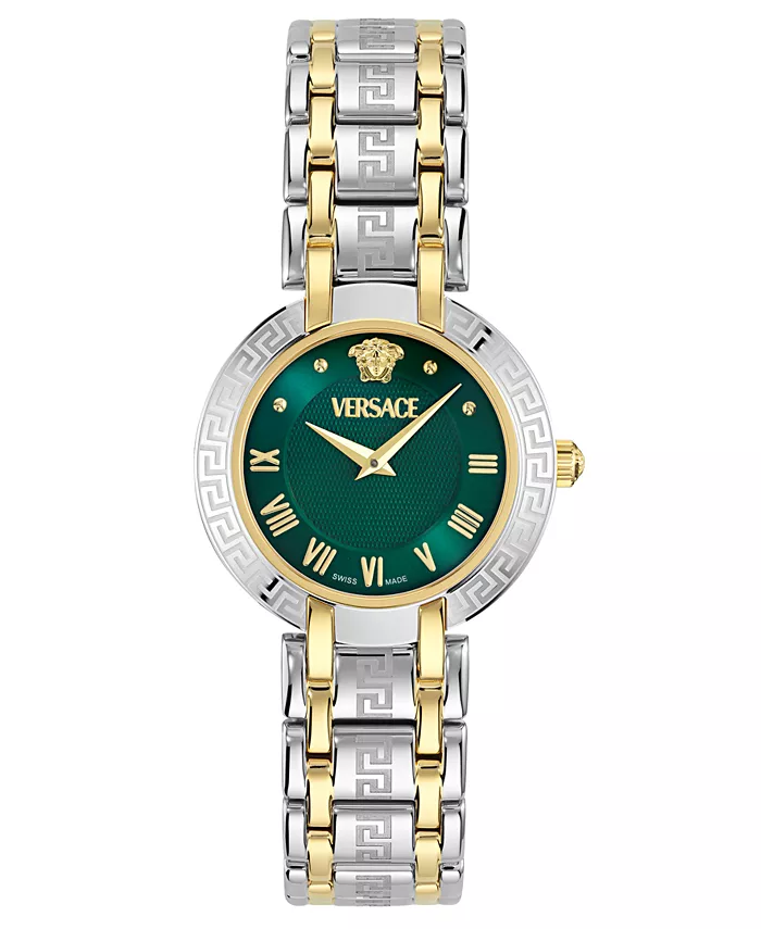 Женские швейцарские часы Antlia с двухцветным браслетом 34mm Versace
Женские швейцарские часы Antlia с двухцветным браслетом 34mm Versace