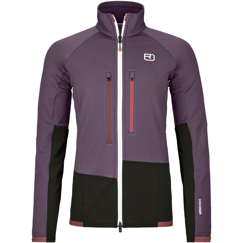 Под курткой флисовая куртка в рубчик Ortovox, цвет wild berry
Под курткой флисовая куртка в рубчик Ortovox, цвет wild berry