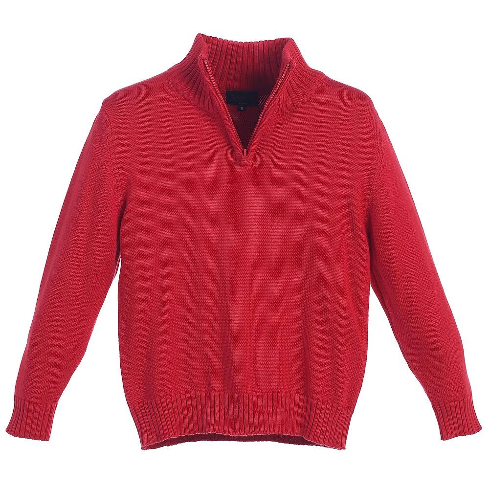 Детский вязаный свитер Gioberti с половиной молнии из 100 % хлопка, красный
Детский вязаный свитер Gioberti с половиной молнии из 100 % хлопка, красный