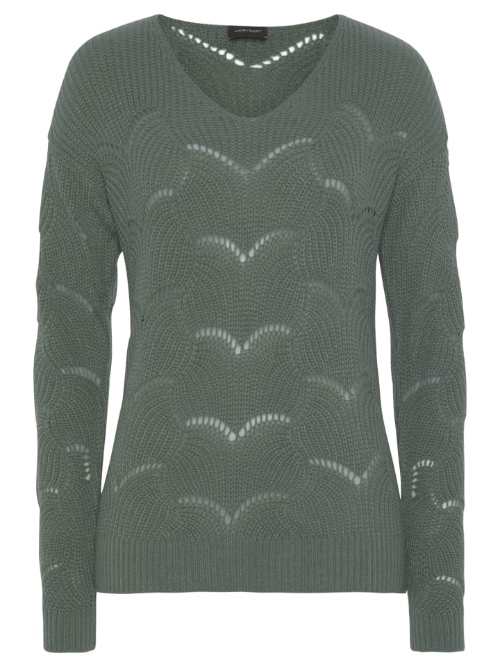 зеленый вязаный свитер Laura Scott
зеленый вязаный свитер Laura Scott
