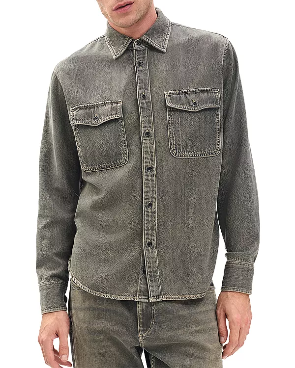 Рубашка-Рубашка Infuse denim jack прямого кроя на пуговицах Rag & Bone, серый
Рубашка-Рубашка Infuse denim jack прямого кроя на пуговицах Rag & Bone, серый