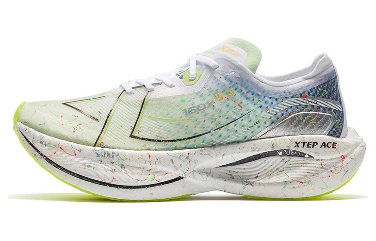 Кроссовки женские 160X 3.0 Pro с низким верхом, новые, белые/желево-зеленые/перисто-синие Xtep
Кроссовки женские 160X 3.0 Pro с низким верхом, новые, белые/желево-зеленые/перисто-синие Xtep