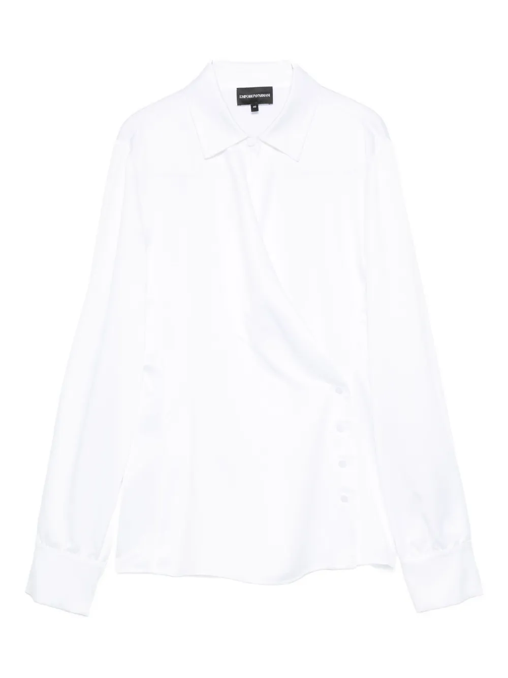 Блузка с запахом спереди и пуговицами EMPORIO ARMANI, белый
Блузка с запахом спереди и пуговицами EMPORIO ARMANI, белый