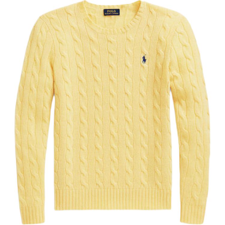 Кабельный свитер Polo Ralph Lauren, желтый
Кабельный свитер Polo Ralph Lauren, желтый