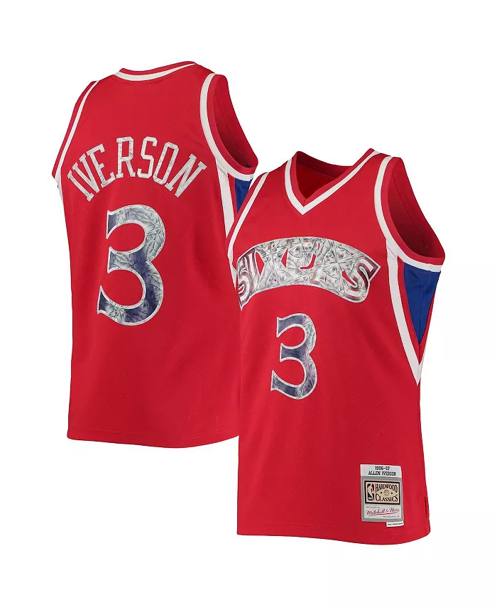 Мужская майка Allen Iverson Red Philadelphia 76ers 1996-97 Hardwood Classics 75Th Anniversary Diamond Swingman Mitchell & Ness
Мужская майка Allen Iverson Red Philadelphia 76ers 1996-97 Hardwood Classics 75Th Anniversary Diamond Swingman Mitchell & Ness