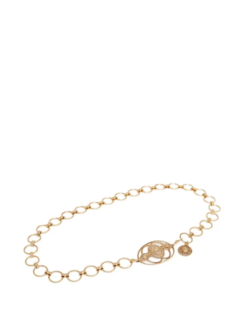 Ремень с гравированным логотипом CHLOÉ, золотой
Ремень с гравированным логотипом CHLOÉ, золотой