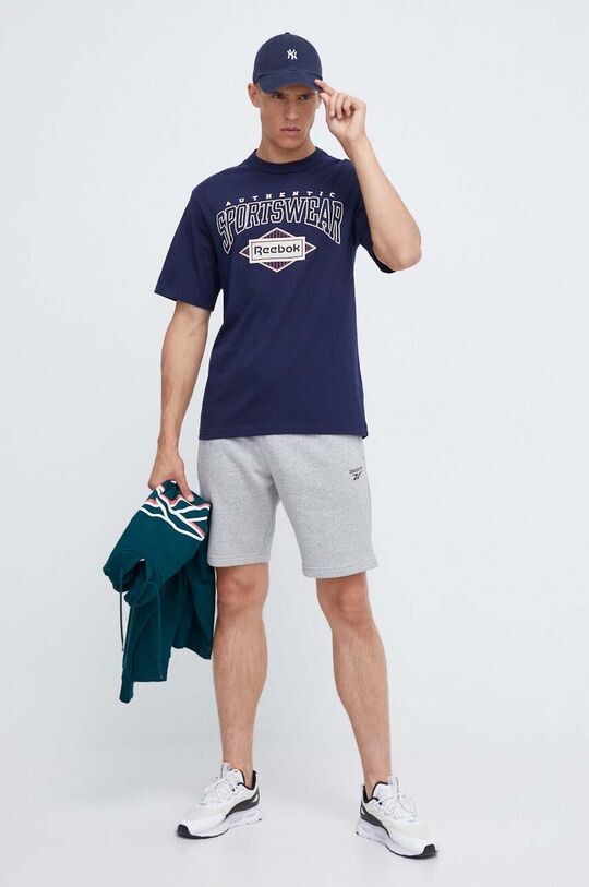 Хлопковая футболка Reebok Classic, темно-синий
Хлопковая футболка Reebok Classic, темно-синий