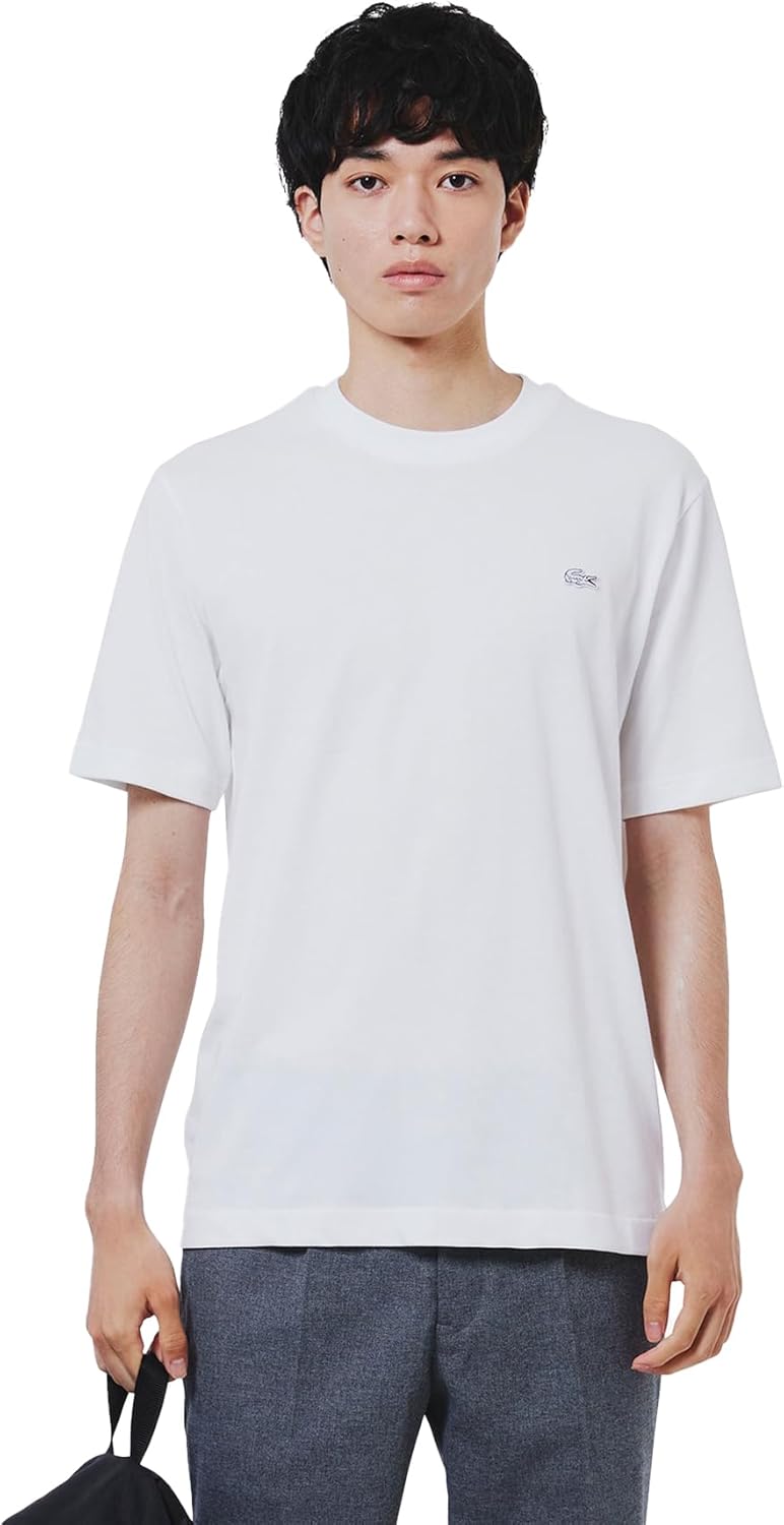 Футболка LACOSTE Мужская футболка с круглым вырезом и коротким рукавом, с рисунком в виде контурных часов, белый
Футболка LACOSTE Мужская футболка с круглым вырезом и коротким рукавом, с рисунком в виде контурных часов, белый