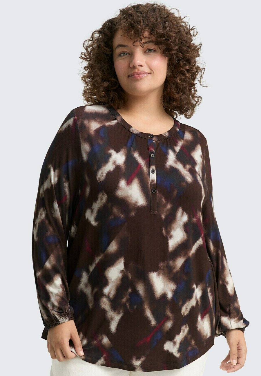 Топ TOM TAILOR Long sleeved top, Brown/Blurry Argyle/Dark Brown
Топ TOM TAILOR Long sleeved top, Brown/Blurry Argyle/Dark Brown