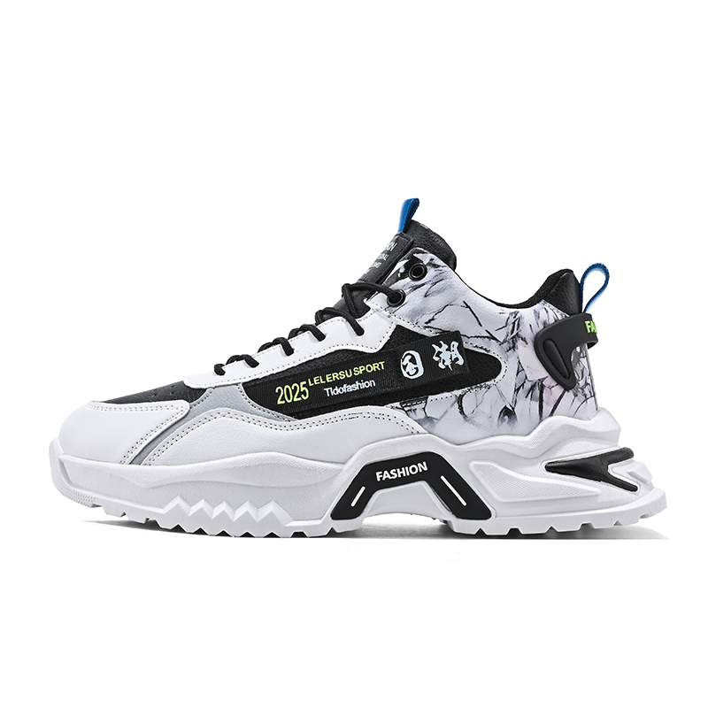 Массивные кроссовки средней высоты для мужчин Bull charm, White Black
Массивные кроссовки средней высоты для мужчин Bull charm, White Black