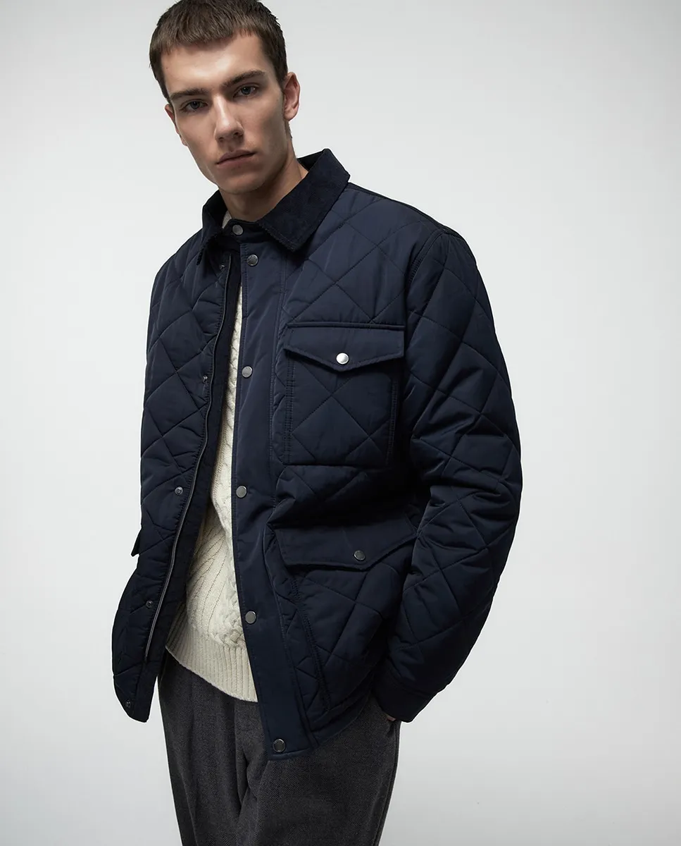 Стеганая куртка с ромбами Sfera, темно-синий
Стеганая куртка с ромбами Sfera, темно-синий