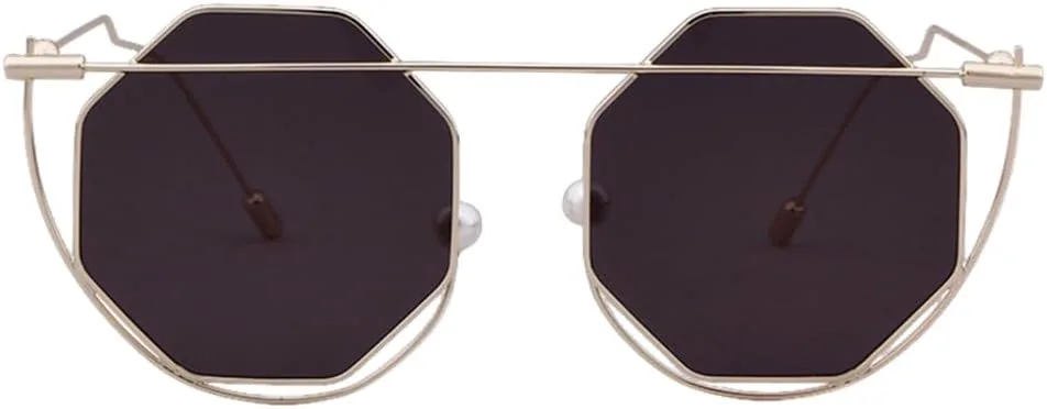 Очки для женщин и мужчин, восьмиугольные прозрачные солнцезащитные очки в винтажном стиле с ажурной отделкой, жемчужно-красные солнцезащитные очки UV400 MTZJH, Grey
Очки для женщин и мужчин, восьмиугольные прозрачные солнцезащитные очки в винтажном стиле с ажурной отделкой, жемчужно-красные солнцезащитные очки UV400 MTZJH, Grey