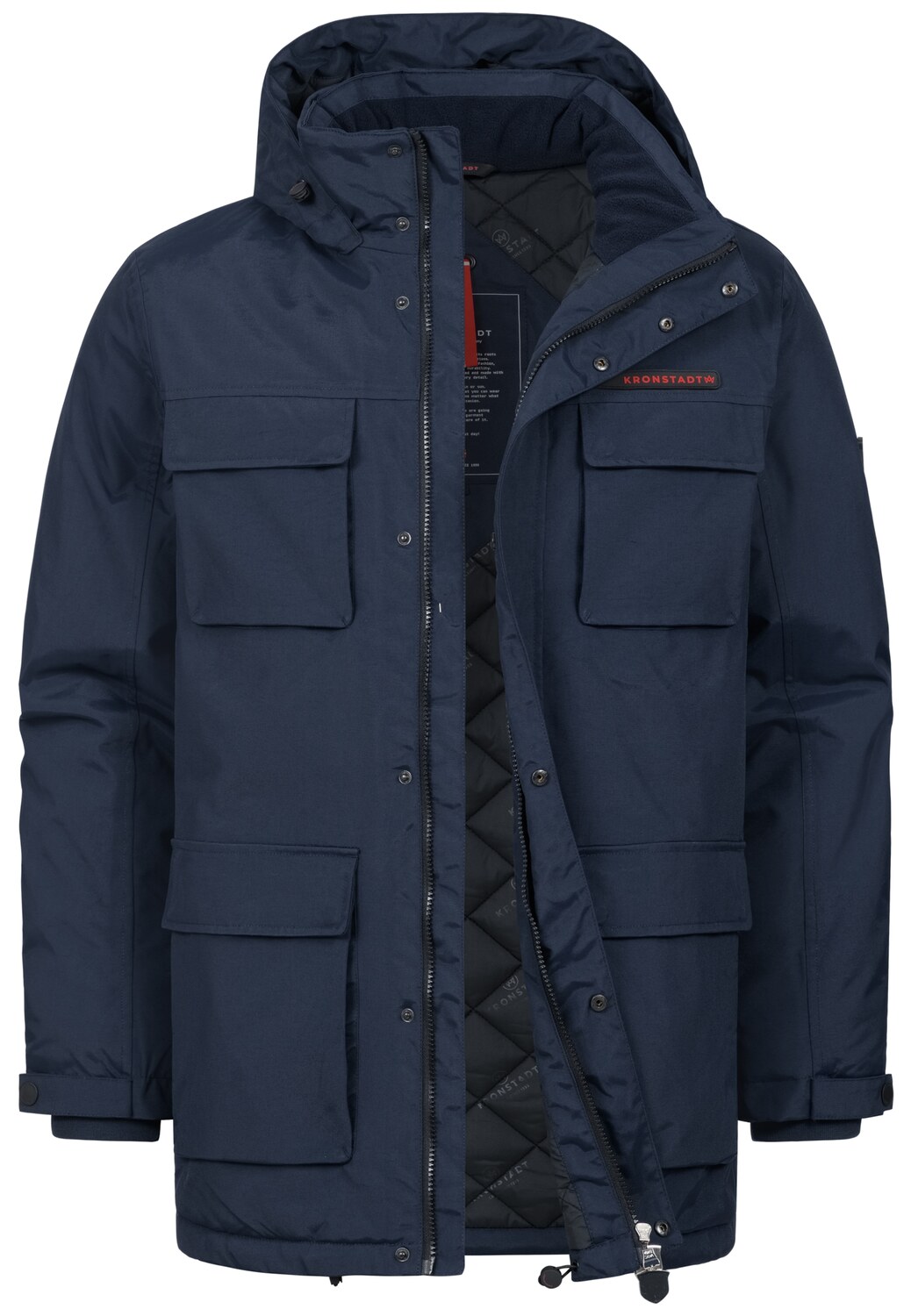 Kronstadt Зимняя куртка 'Harrington' в цвете Navy
Kronstadt Зимняя куртка 'Harrington' в цвете Navy