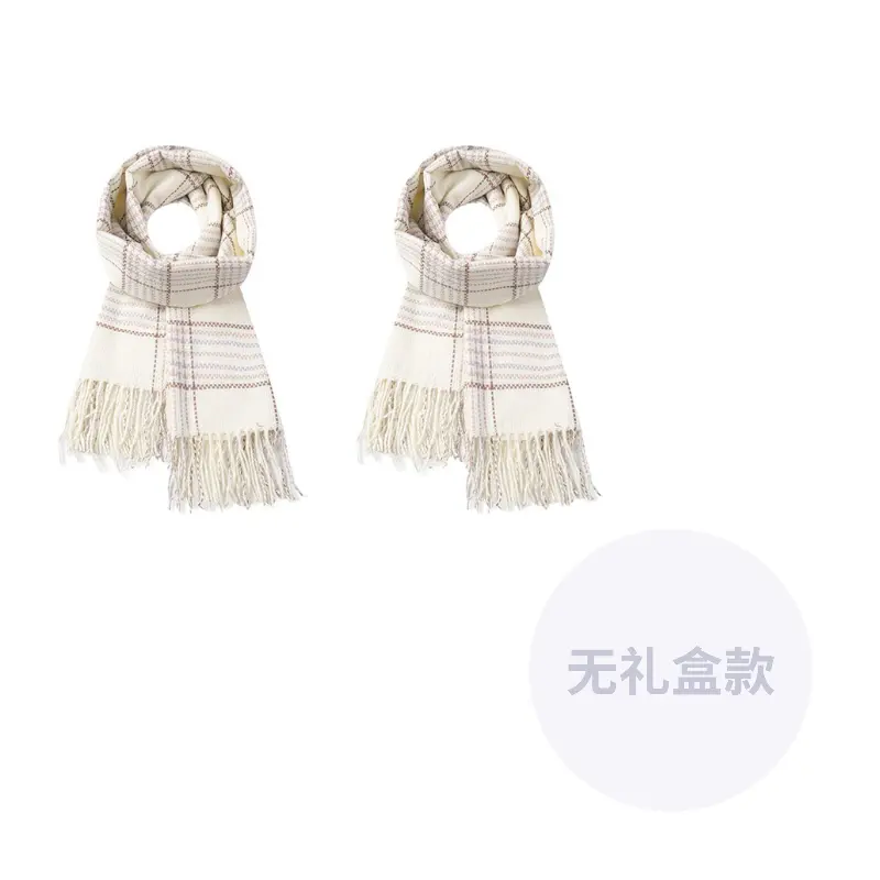 Вязаный шарф унисекс, White+White
Вязаный шарф унисекс, White+White