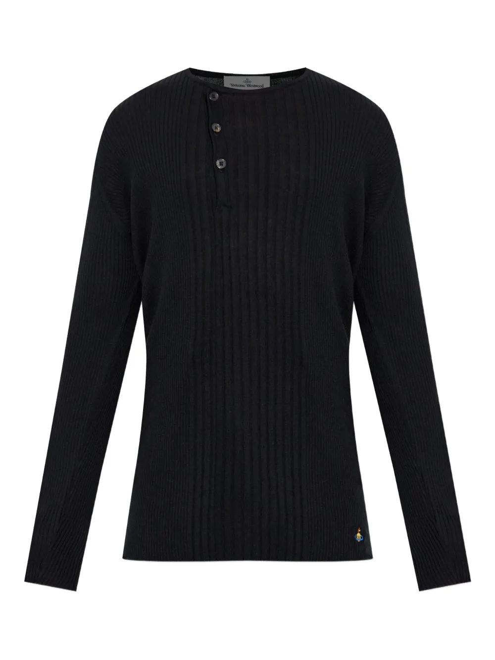 Джемпер в рубчик Vivienne Westwood, черный
Джемпер в рубчик Vivienne Westwood, черный