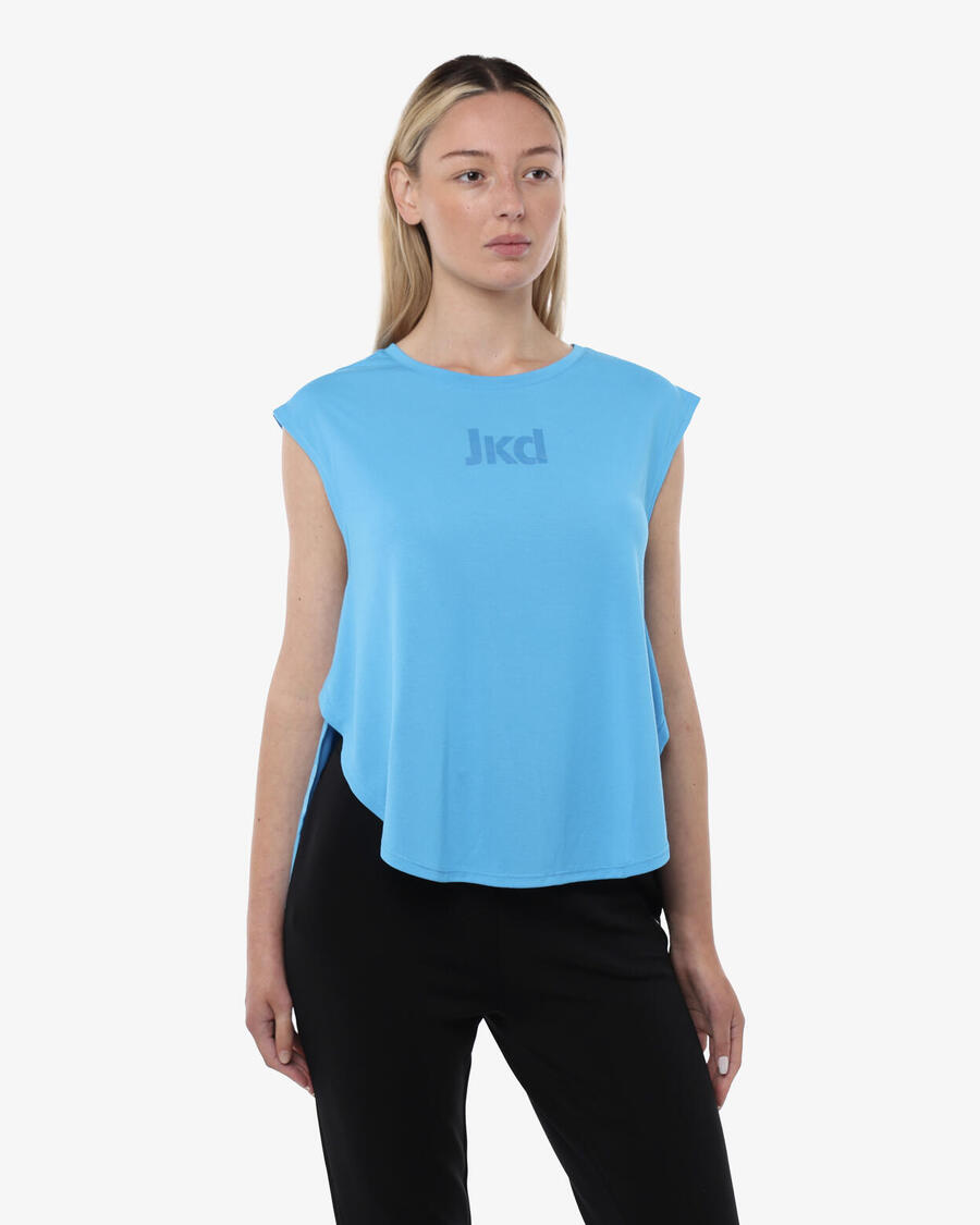 JAKED Женская майка для фитнеса из синтетического материала бирюзового цвета
JAKED Женская майка для фитнеса из синтетического материала бирюзового цвета