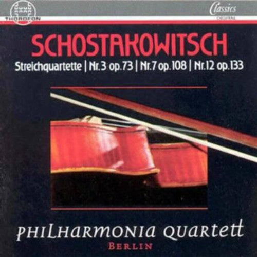 CD диск Shostakovich / Philharmonia Quartet, Berlin: String Quartets 3 Op 73 7 Op 108 12 Op 133
CD диск Shostakovich / Philharmonia Quartet, Berlin: String Quartets 3 Op 73 7 Op 108 12 Op 133